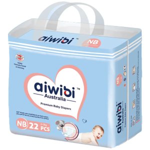Pañales Premium Recién Nacido 22 Pcs Aiwibi