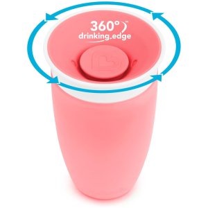 Vaso Antiderrame Miracle 360° Sippy 296 ml Munchkin